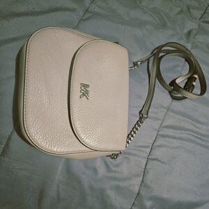 Michael Kors Gray Crossbody Bag with Minimalist Design